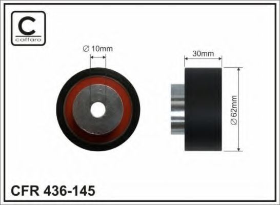 436-145 Caffaro Обводной ролик ремня ГРМ
