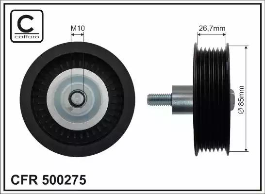 500275 Caffaro Обводной ролик поликлинового ремня