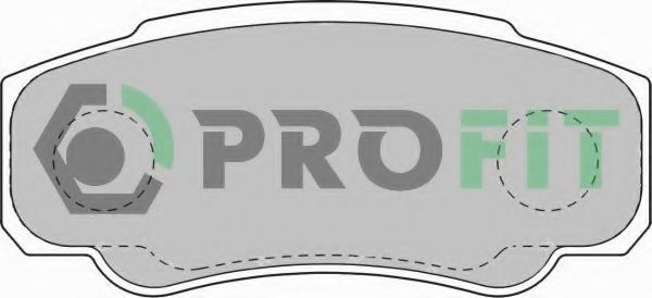 5000-1480 Profit Тормозные колодки