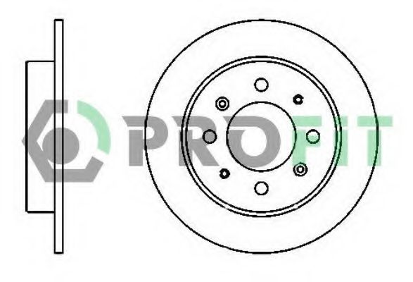 5010-1541 Profit Гальмівний диск для Kia Cerato
