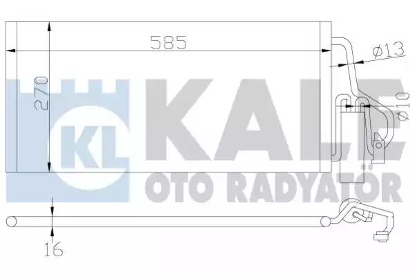 342915 Kale Oto Radyatör Радіатор кондиціонера