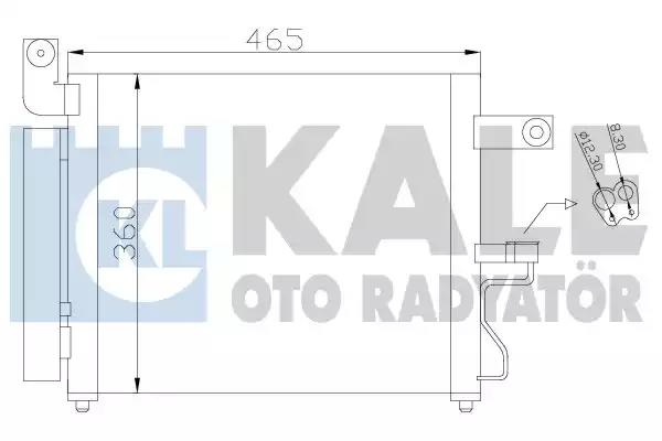379100 Kale Oto Radyatör Радиатор кондиционера для Hyundai Accent