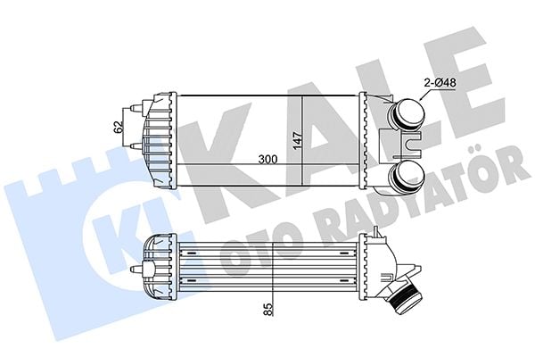 352310 Kale Oto Radyatör Інтеркулер