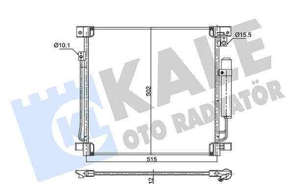 354015 Kale Oto Radyatör Радіатор кондиціонера