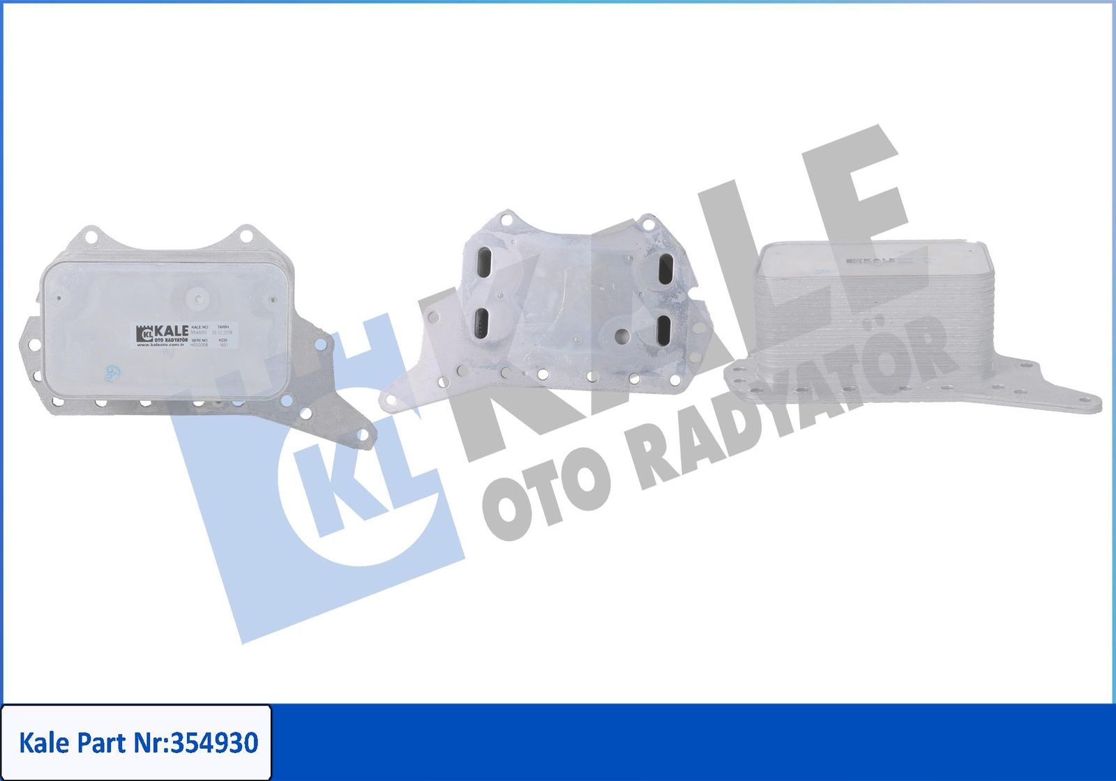 354930 Kale Oto Radyatör Оливний радіатор двигуна