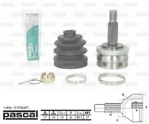 G10564PC Pascal ШРУС для Hyundai Sonata