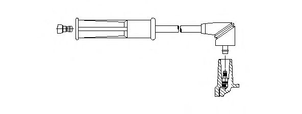 6A29/27 Bremi Провод зажигания