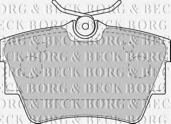 BBP1813 Borg & Beck Тормозные колодки