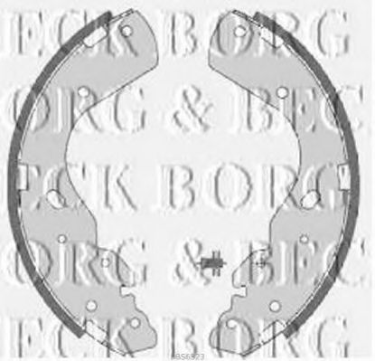 BBS6323 Borg & Beck Гальмівні колодки