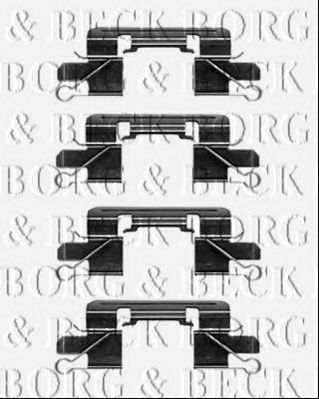 BBK1397 Borg & Beck Компоненти дискових гальмівних колодок