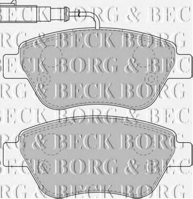 BBP1716 Borg & Beck Тормозные колодки
