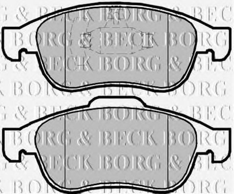 Тормозные колодки Borg & Beck BBP2098