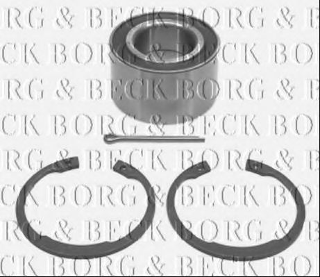 BWK056 Borg & Beck Підшипник ступиці колеса