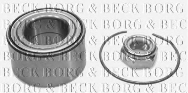BWK064 Borg & Beck Підшипник ступиці колеса
