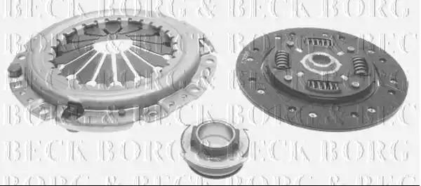 HK2448 Borg & Beck Комплект сцепления