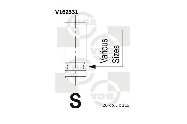 V162331 BGA Выпускной клапан