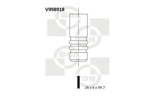 V998918 BGA Впускний клапан