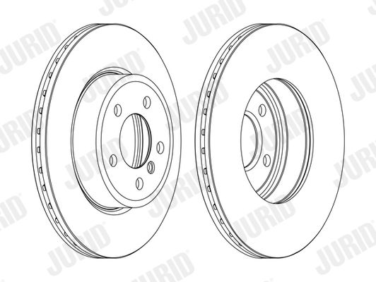 562350jc1 Jurid Тормозной диск для BMW X3