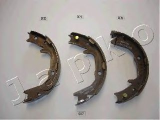 55507 Japko Колодки ручника