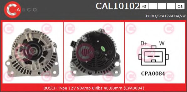 CAL10102AS Casco Генератор