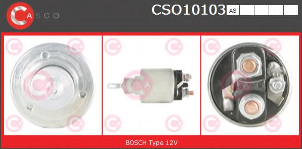 CSO10103AS Casco Тяговое реле стартера