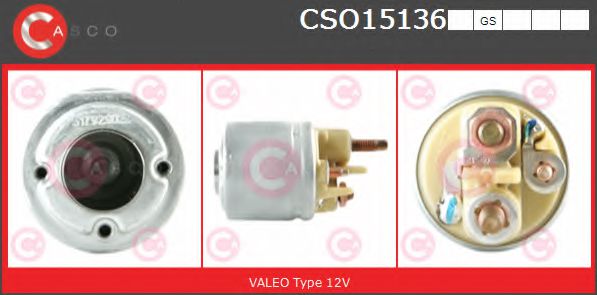 CSO15136GS Casco Тяговое реле стартера