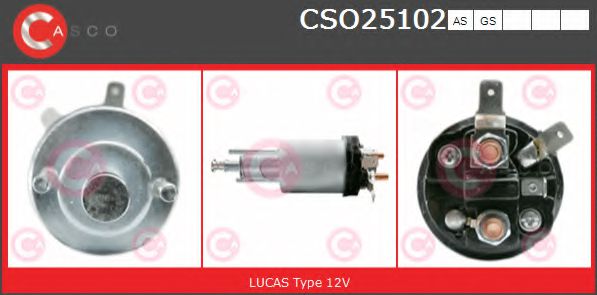 CSO25102AS Casco Тягове реле стартера