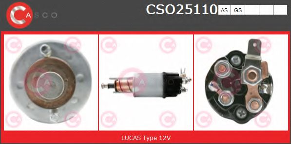CSO25110AS Casco Тягове реле стартера