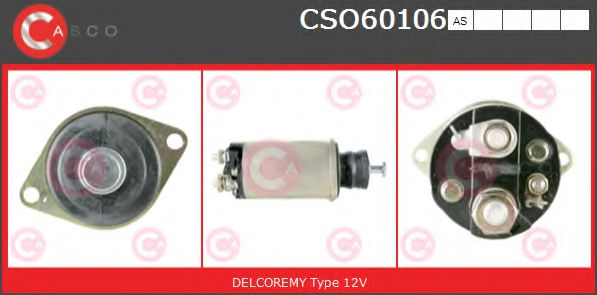 CSO60106AS Casco Тягове реле стартера