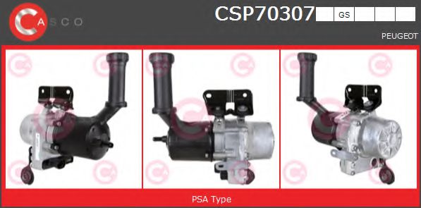 CSP70307GS Casco Насос ГУР для Peugeot 307