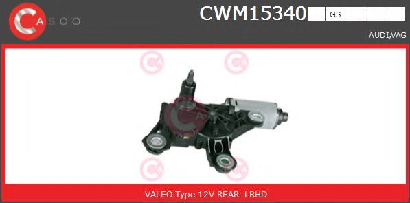 CWM15340GS Casco Двигатель стеклоочистителя