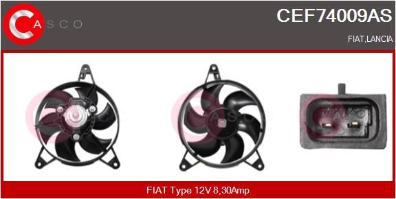 cef74009as Casco Электродвигатель вентилятора