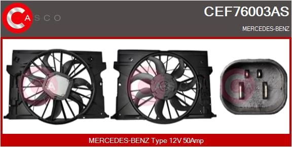 cef76003as Casco Электродвигатель вентилятора