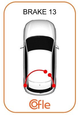 92116762 Cofle Трос ручного гальма для Renault Espace