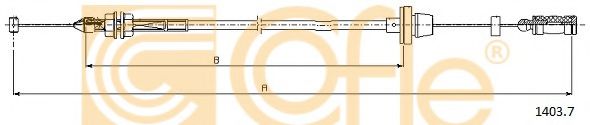 1403.7 Cofle Тросик газа