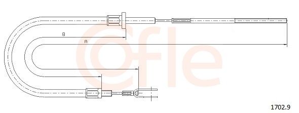 9217029 Cofle Трос сцепления для Iveco Daily II