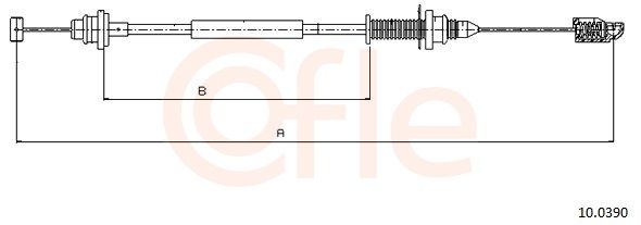 92100390 Cofle Тросик газу