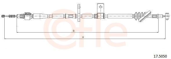 92175050 Cofle Трос ручного тормоза для Suzuki Grand Vitara