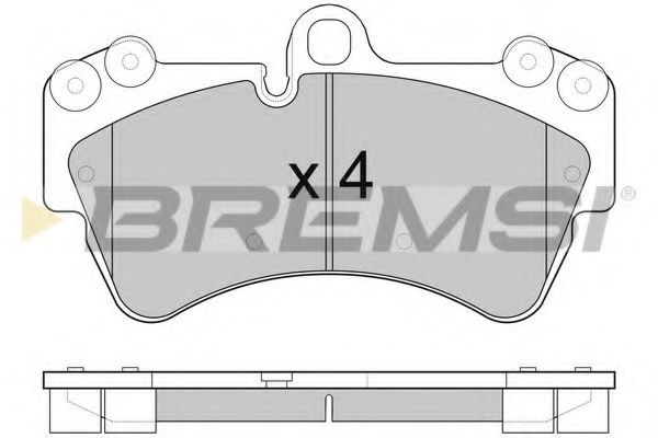 BP3099 Bremsi Тормозные колодки