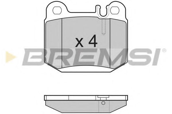 BP3177 Bremsi Тормозные колодки для Mercedes M-Class