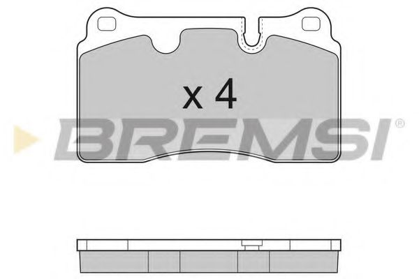 BP3288 Bremsi Гальмівні колодки для Land Rover Range Rover