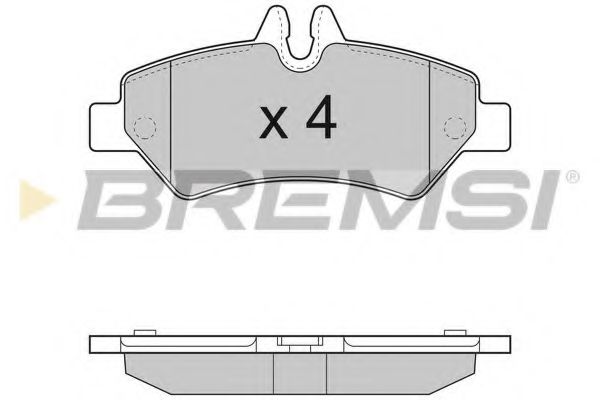 BP3293 Bremsi Тормозные колодки
