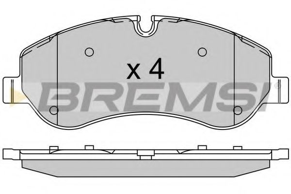 BP3525 Bremsi Гальмівні колодки