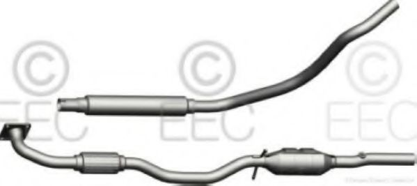 AU6006T EEC Каталізатор для Audi A2