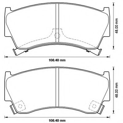 572542B Bendix Тормозные колодки для Nissan Almera