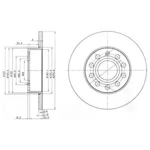 dp1010110192 Dr!ve+ Гальмівний диск
