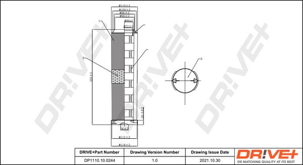 dp1110100244 Dr!ve+ Повітряний фільтр