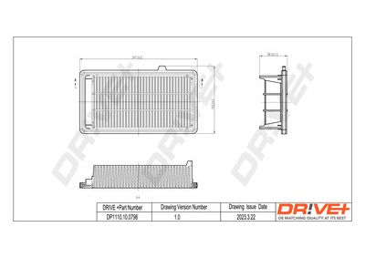 dp1110100798 Dr!ve+ Повітряний фільтр