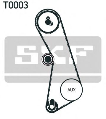 VKMA 02101 SKF Комплект ременя ГРМ
