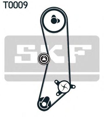 VKMA 02202 SKF Комплект ремня ГРМ